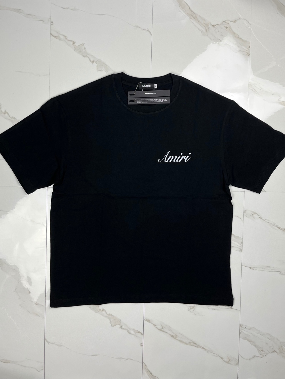 Amiri Black Logo Print T-Shirt